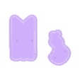 LOGO BTS.STL BTS LOGO COOKIE CUTTER + MARKER