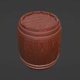 barrel.jpg Textured barrel (beer, wine) - board game resource tokens