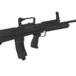 SA80-Rifle.png OBJ file SA80 Rifle・3D print design to download