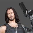 8.jpg CYBERPUNK 2077 JOHNNY SILVERHAND STATUE GAME CHARACTER sexy keanu reeves