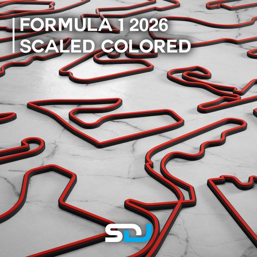 Formula 1 2026 - Scaled Colored