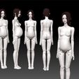 RGBA23.jpg BJD pregnant girl female system with baby Jayn ball jointed doll
