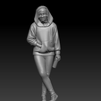 ZBrush_PMeSSslFPV.png Standing grafitti girl with spray can