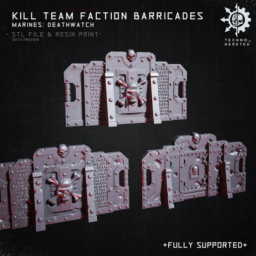 Watcher of Death Faction Barricades for Kill Team