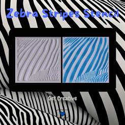 Zebra-Stripes-Stencil.png Fichier STL Pochoir à rayures zébrées・Modèle à télécharger et à imprimer en 3D