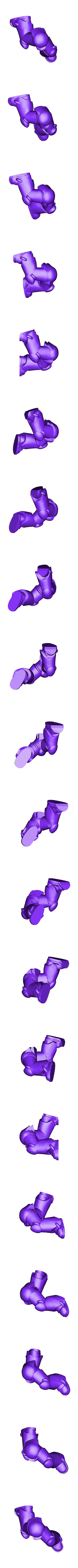 legs_4.stl 11 pairs of power armour legs - 28mm heroic