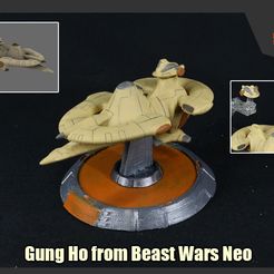 GungHo_FS.jpg 3D file [Iconic Ship Series] Gung Ho from Transformers Beast Wars Neo・3D print design to download