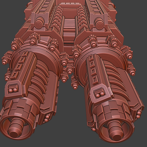 🔫 Warhound Titan Conversion Beam・Free STL File for 3D printing・Cults
