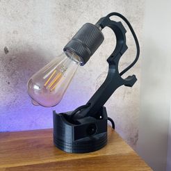 IMG-5584.jpg Lampe de bureau Piston bielle / Piston Rod Desk Lamp
