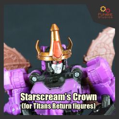 SS_Crown_FS_SQ_02.jpg Fichier STL gratuit La couronne de Starscream pour les figurines Titans Returns・Modèle pour impression 3D à télécharger