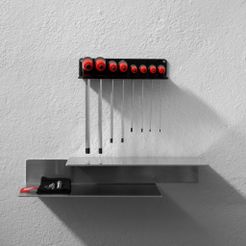 IN006_Bestückt.1_2.jpg Free 3D file Wall Mount for T Series I IN006・3D print object to download