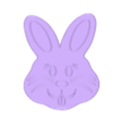 Rabbit stamper.stl Easter cookie cutters