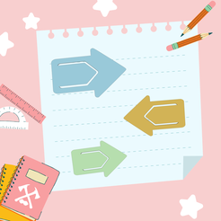 Clip-Flecha.png Paper clip with marker (Arrows)