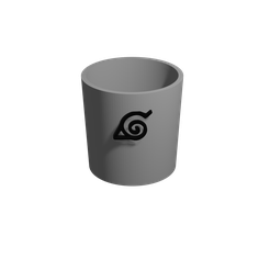 untitled.png Fichier STL Tasse à café Konoha Naruto | Tasse Konoha Naruto・Plan à imprimer en 3D à télécharger