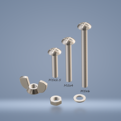 VisM5Photo.png Free STL file Screw M5 / Screw M5・3D print object to download