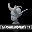 horn_10_digital_01.jpg Horn Style 10 - 3D Model Print File for Costume and Cosplay Accessories
