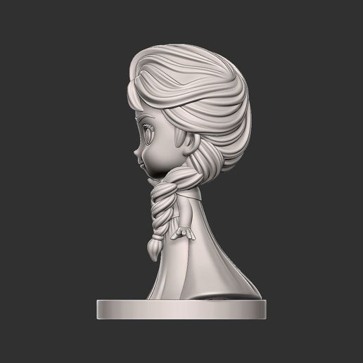 ZBrush-Document1.jpg Mini Geek Эльза Чиби