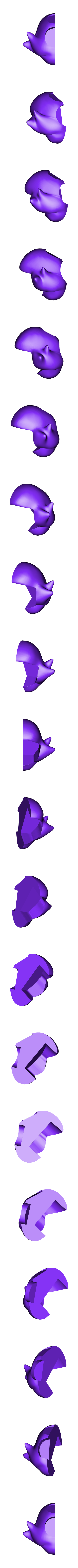 hair_right.stl Принцесса Пич из игр про Марио - разноцветный