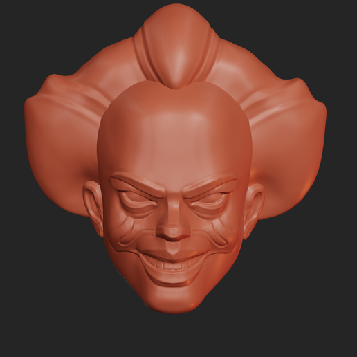 Joker, clown, crime, genocide, 3D model