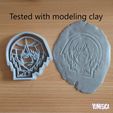 lelouch-clay.jpg Lelouch from “Code Geass” Cookie Cutter - STL file