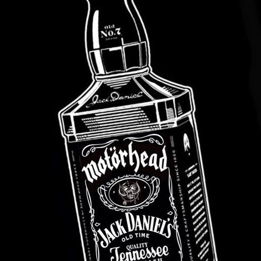 Mötorhead bottle 3D model