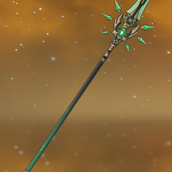 Weapon_Primordial_Jade_Winged-Spear_3D.png STL file Primordial Jade Winged-Spear - Genshin Impact・3D print model to download