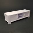 20240115_104606-f.jpg Miniature TV Bench / Entertainment Unit - Miniature Furniture 1/12 scale