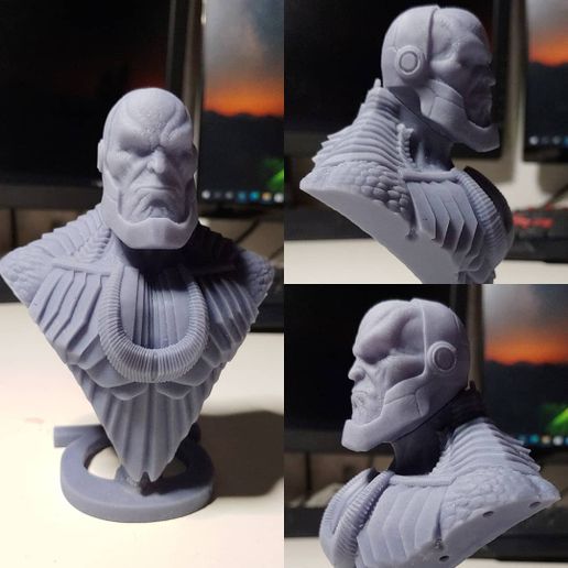 Darkseid Bust 3D model