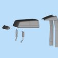 5.jpg High part RC truck Cab Sunvisor Wind Deflector