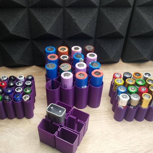 Vase mode Battery box pack for mass production 3D model