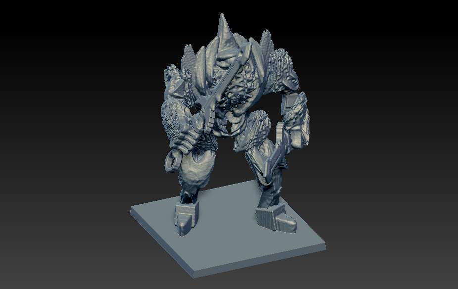 Download STL file shadow armor writer's dark warrior from odyssey • 3D ...