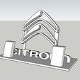 soporte tlf Citroen.jpg STL-Datei Support for phone Citroen kostenlos・3D-druckbares Objekt zum herunterladen