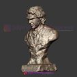 Joker_Heath_Ledger_Bust_3dprinting_03.jpg Joker Heath Ledger Bust Sculpt 3D Printing Model