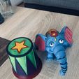 Print-in-Place Circus Elephant with 3MF and XL Versions Included!