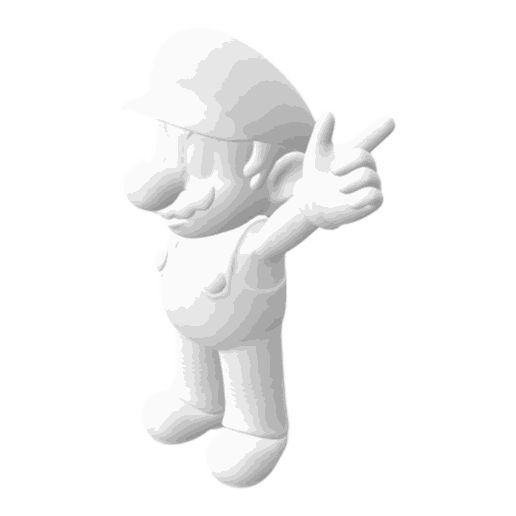 Mario-Statue-Store-Display-Pointing-3D-Model5.png 🧰 Mario Statue Store Display Pointing – 3D Print Model