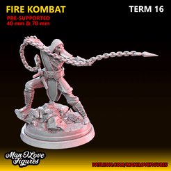 SCORPION.png 3D file Fire Kombat Mini・3D printer design to download