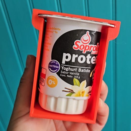 Yoghurt Holder + 1+1 Holder | School Lunch Organizer Holder | 3D Printing STL