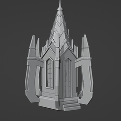 droppod1.png Fichier 3D Dépôt de l'église・Plan à imprimer en 3D à télécharger, TabletopCult