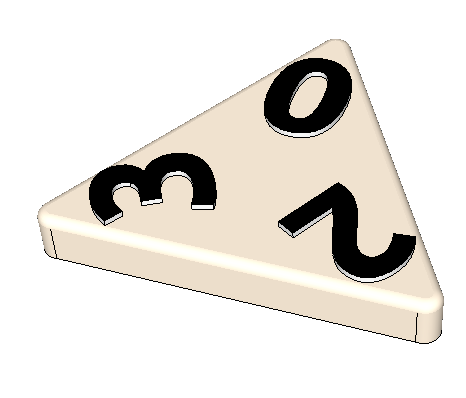 Giant Triomino - 3D model önizlemesi