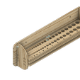 drill-bit-v2123.png Soporte para brocas de pared, contrachapado de 4 mm .dxf archivo DIY lasercut .organizador de taller
