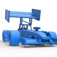126.jpg Supermodified front engine Winged race car V4 Scale 1:25