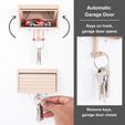 PM_DiecastGarage_Beige_5.jpg Pixel Moto Hot Wheels Key Holder