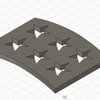 fence-cap-topper-flag-stars.png PVC Fence Post Cover - With Holiday Toppers (ASA Filament recommended)