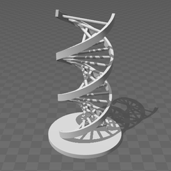 ADN.png Archivo OBJ DNA・Modelo de impresora 3D para descargar, Yunorga