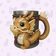 1.png Кружка с держателем для ручки Tiny Tavern Dragon
