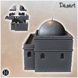 3.jpg Eastern building with floors, access stairs, roof terrace, and large dome (14) - Canyon Sandy Landscape 28mm 15mm RPG DND Nomad Desertland African Middle East