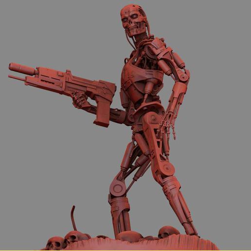 Снимок-83.jpg Terminator T-800 Endoskeleton Rekvizit T2 V2 High Detal