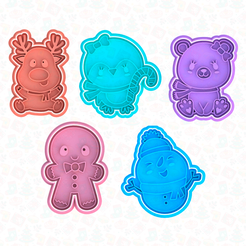 main.png Christmas cookie cutter set of 5