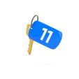 11.jpg Keychain Number Tags 10-20