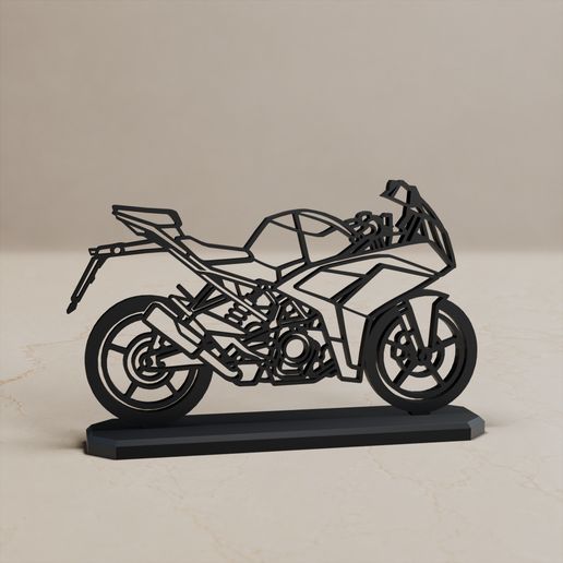 KTM RC 125 MODELL STAND DECOR